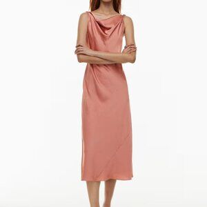 Aritzia Wilfred Goddess Dress - Apricot/Blush